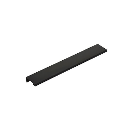 Edge Cabinet Pull With 10 In Center To Center Flat Black Finish